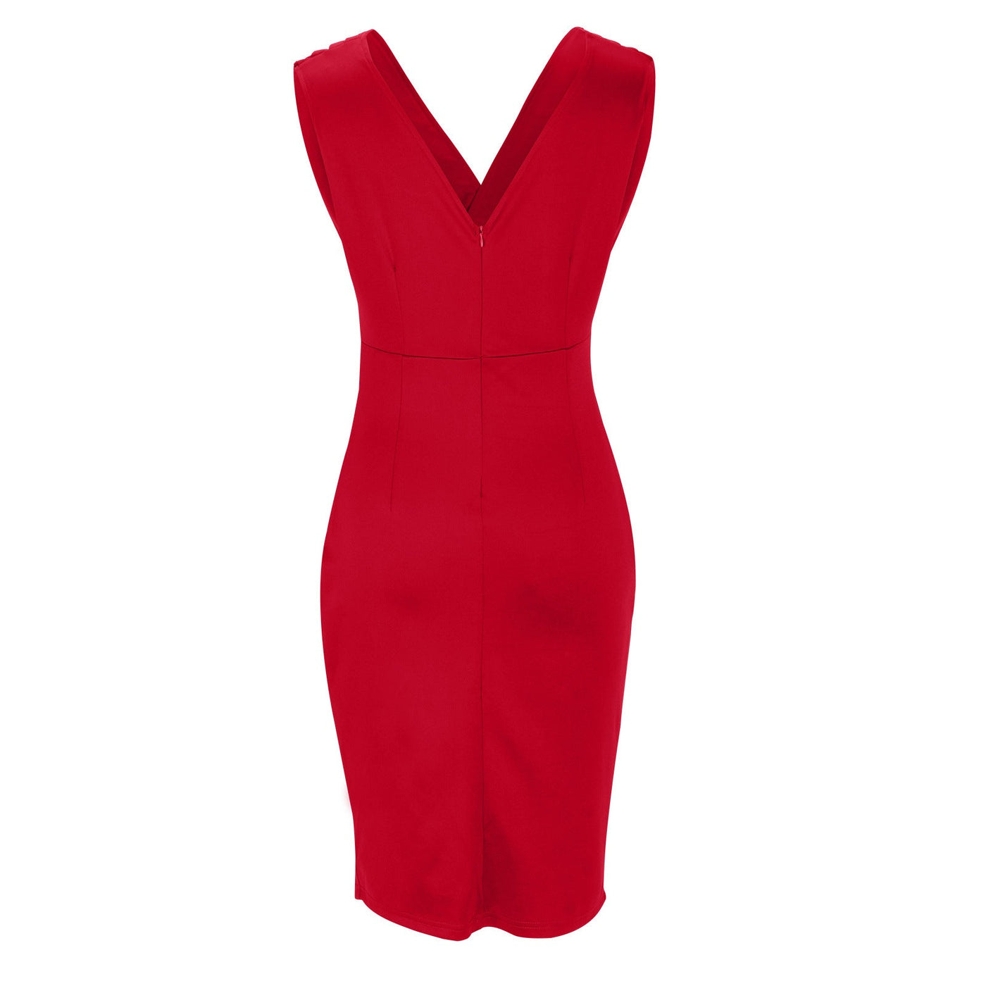 Marta – Fitted V neck Dress