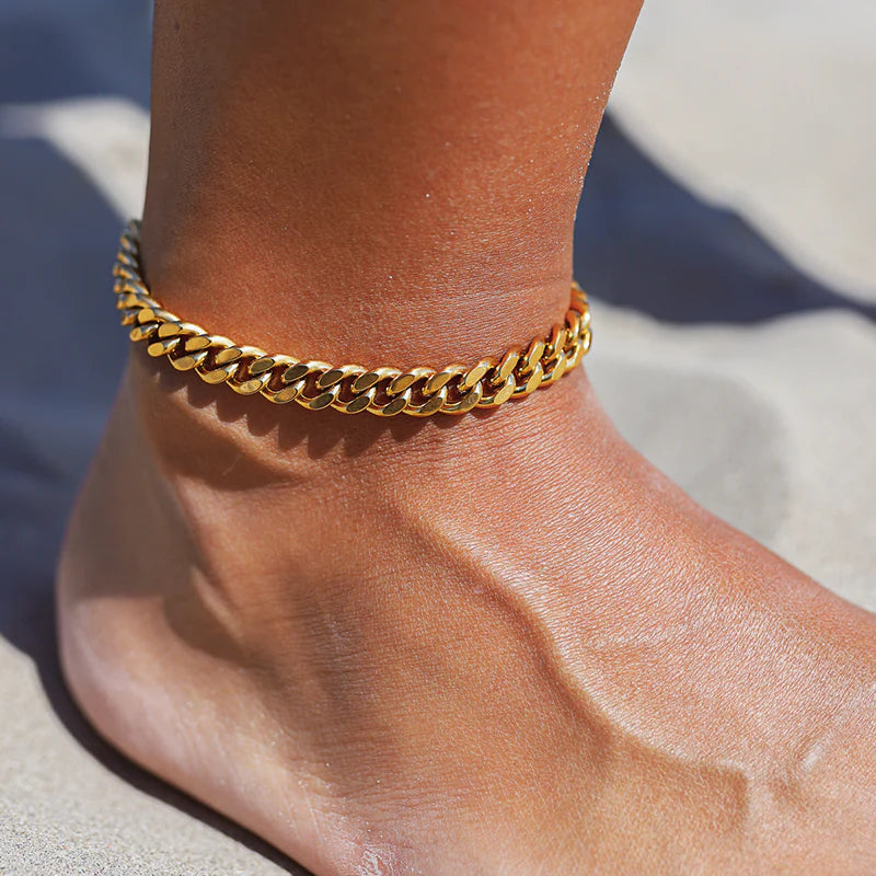 CUBAN ANKLET. L