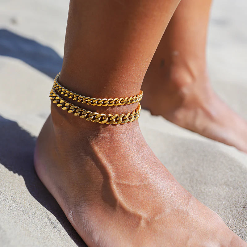 CUBAN ANKLET. L