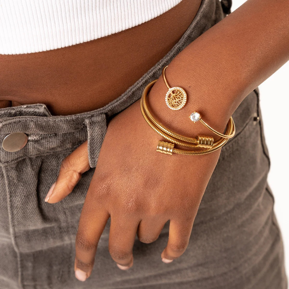 TWISTER CABLE BANGLE