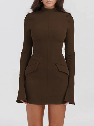 Chloe Scarlett - Split Sleeve Mini Dress