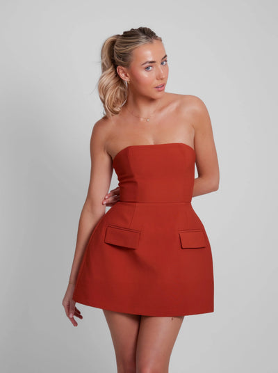 Chloe Scarlett - Mini Dress Strapless