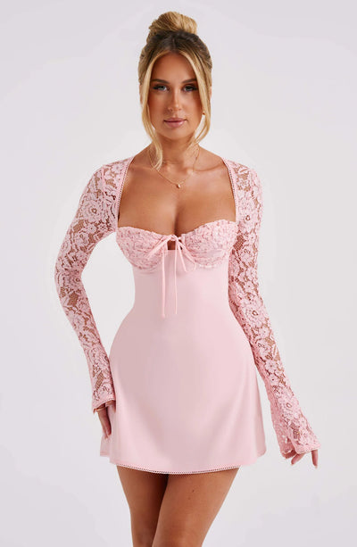 Chloe Scarlett - Lavinia Mini Dress - Blush